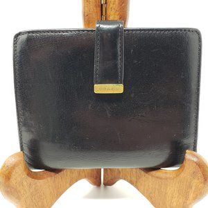 Vintage Coach Black Leather Wallet